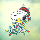 Peanuts | Kerstliefde en Lichten Raamsticker (Vel 3)