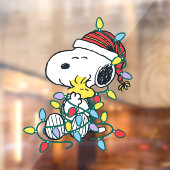 Peanuts | Kerstliefde en Lichten Raamsticker (Vel 2)