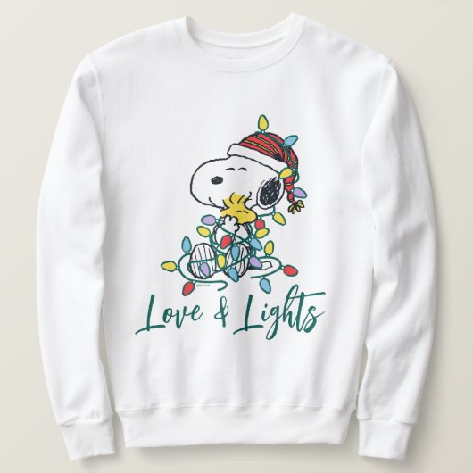 Peanuts | Kerstliefde en Lichten Trui (Design voorkant)