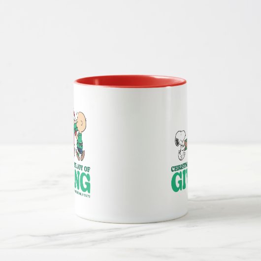 Peanuts | Kerstmis is de vreugde van het geven Mok (Midden)