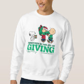 Peanuts | Kerstmis is de vreugde van het geven Trui (Voorkant)