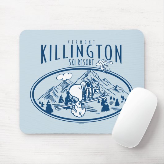 Peanuts | Killington Ski Resort Vermont Muismat (Met muis)