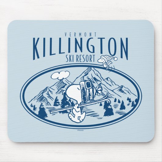 Peanuts | Killington Ski Resort Vermont Muismat (Voorkant)