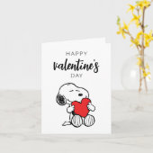 Peanuts | Knuffel van Snoopy Kaart (Gele Bloem)