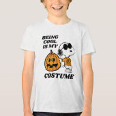 Peanuts | Koel zijn is mijn kostuum Tri-Blend Shirt (Voorkant)