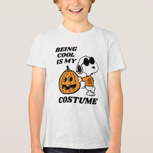 Peanuts | Koel zijn is mijn kostuum Tri-Blend Shirt (Voorkant)