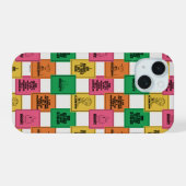 Peanuts | Leuke Kleurenblok Patroon iPhone 15 Case (Achterkant horizontaal)
