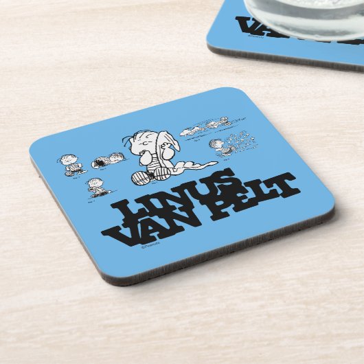 Peanuts | Linus Bier Onderzetter (Linkerzijde)