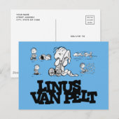 Peanuts | Linus Briefkaart (Voorkant / Achterkant)