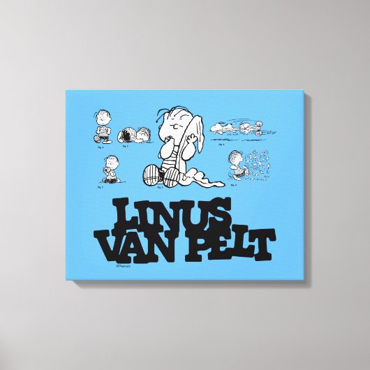 Peanuts | Linus Canvas Afdruk (Voorkant)