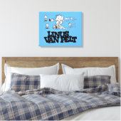 Peanuts | Linus Canvas Afdruk (Insitu (Slaapkamer))