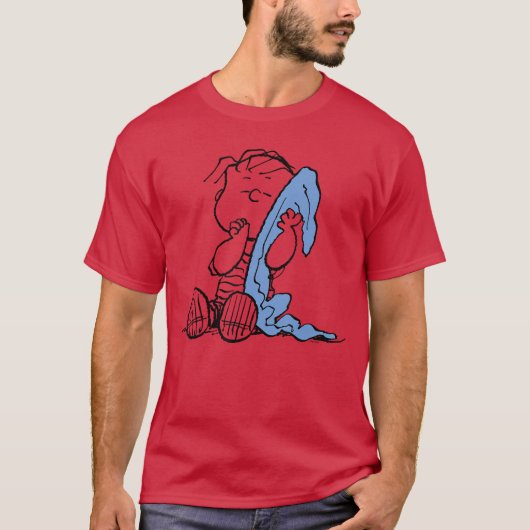 Peanuts Linus Deken grappig T-shirt (Voorkant)