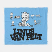 Peanuts | Linus Fleece Deken (Voorkant (Horizontaal))