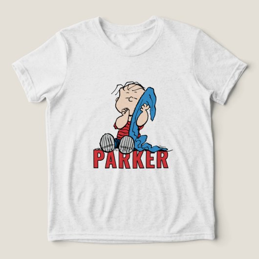 Peanuts | Linus & His Blanket Tri-Blend Shirt (Design voorkant)