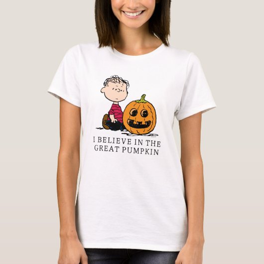 Peanuts | Linus & Jack O' Lantern T-shirt (Voorkant)