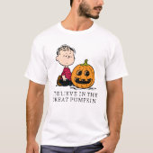 Peanuts | Linus & Jack O' Lantern T-shirt (Voorkant)