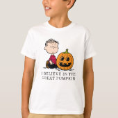 Peanuts | Linus & Jack O' Lantern T-shirt (Voorkant)
