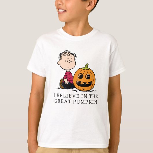 Peanuts | Linus & Jack O' Lantern T-shirt (Voorkant)