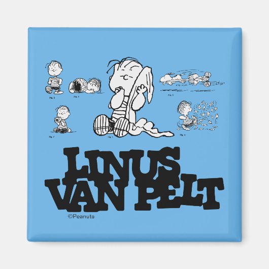 Peanuts | Linus Magneet (Voorkant)