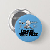 Peanuts | Linus Ronde Button 5,7 Cm (Voorkant /achterkant)