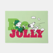 Peanuts | Linus & Snoopy Be Jolly Deurmat (Voorkant)