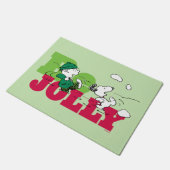 Peanuts | Linus & Snoopy Be Jolly Deurmat (Schuin)