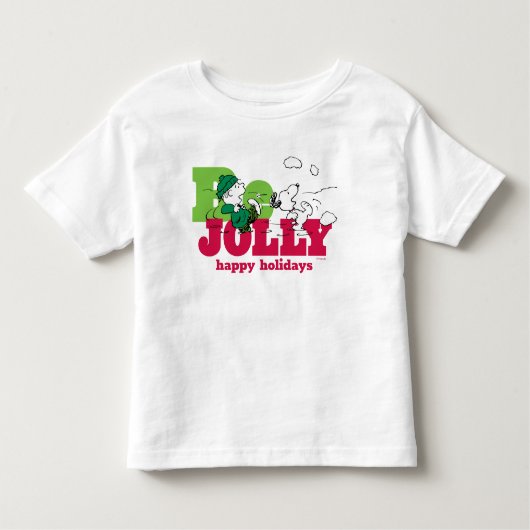 Peanuts | Linus & Snoopy Be Jolly Kinder Shirts (Voorkant)