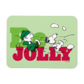 Peanuts | Linus & Snoopy Be Jolly Magneet (Horizontaal)