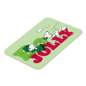 Peanuts | Linus & Snoopy Be Jolly Magneet (Linkerzijde)