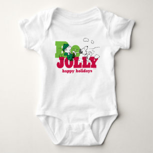 Peanuts   Linus & Snoopy Be Jolly Romper