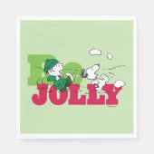 Peanuts | Linus & Snoopy Be Jolly Servet (Voorkant)