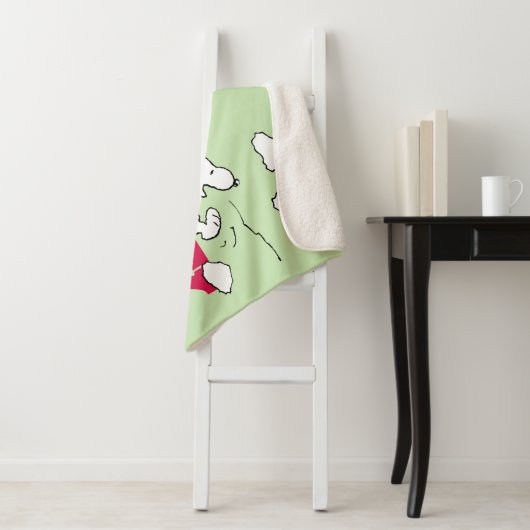 Peanuts | Linus & Snoopy Be Jolly Sherpa Deken (In situ)