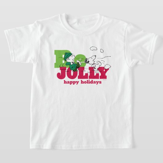 Peanuts | Linus & Snoopy Be Jolly T-shirt (Laagn)