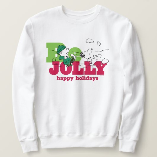 Peanuts | Linus & Snoopy Be Jolly Trui (Design voorkant)