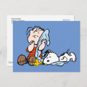 Peanuts | Linus, Snoopy & Woodstock Napping Briefkaart (Voorkant / Achterkant)
