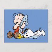 Peanuts | Linus, Snoopy & Woodstock Napping Briefkaart (Voorkant)