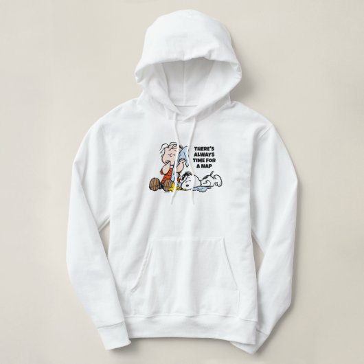 Peanuts | Linus, Snoopy & Woodstock Napping Hoodie (Design voorkant)
