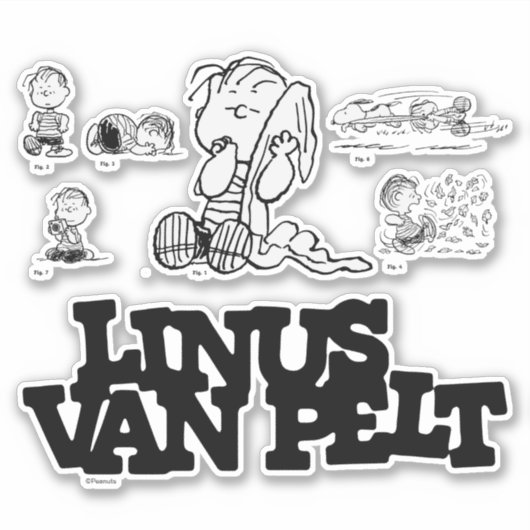 Peanuts | Linus Sticker (Voorkant)