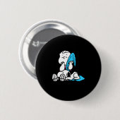 Peanuts Linus T Shirt Ronde Button 5,7 Cm (Voorkant /achterkant)