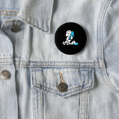 Peanuts Linus T Shirt Ronde Button 5,7 Cm (In situ)