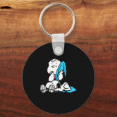 Peanuts Linus T-shirt Sleutelhanger (Voorkant)
