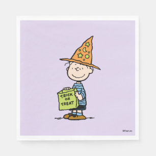 Peanuts Linus Tovenaar Trick Or Treat Servet