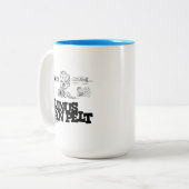 Peanuts | Linus Tweekleurige Koffiemok (Voorkant links)