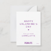 Peanuts | Love Drives Me Crazy Notitiekaartje (Achterkant)