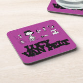 Peanuts | Lucy Bier Onderzetter (Linkerzijde)