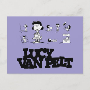 Peanuts   Lucy Briefkaart