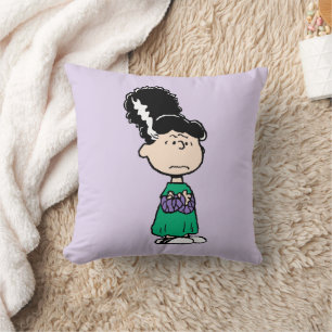 Peanuts Lucy Bruid Van Frankenstein Halloween Kussen