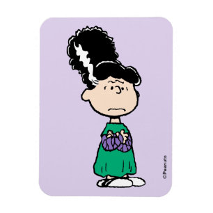 Peanuts Lucy Bruid Van Frankenstein Halloween Magneet