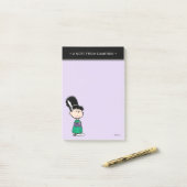 Peanuts Lucy Bruid Van Frankenstein Halloween Post-it® Notes (Op bureau)