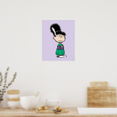 Peanuts Lucy Bruid Van Frankenstein Halloween Poster (Keuken)